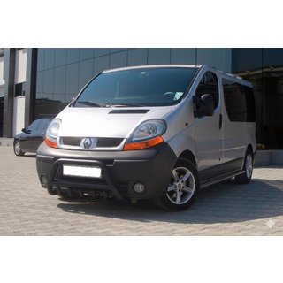 Кенгурятник WT003 Black (нерж.) Opel Vivaro 2001-2015 рр. фото 3