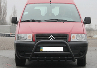 Citroen Jumpy 1996-2007 рр. Кенгурятник WT003 Black (нерж) фото 3