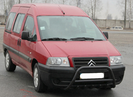 Citroen Jumpy 1996-2007 рр. Кенгурятник WT003 Black (нерж) фото 4