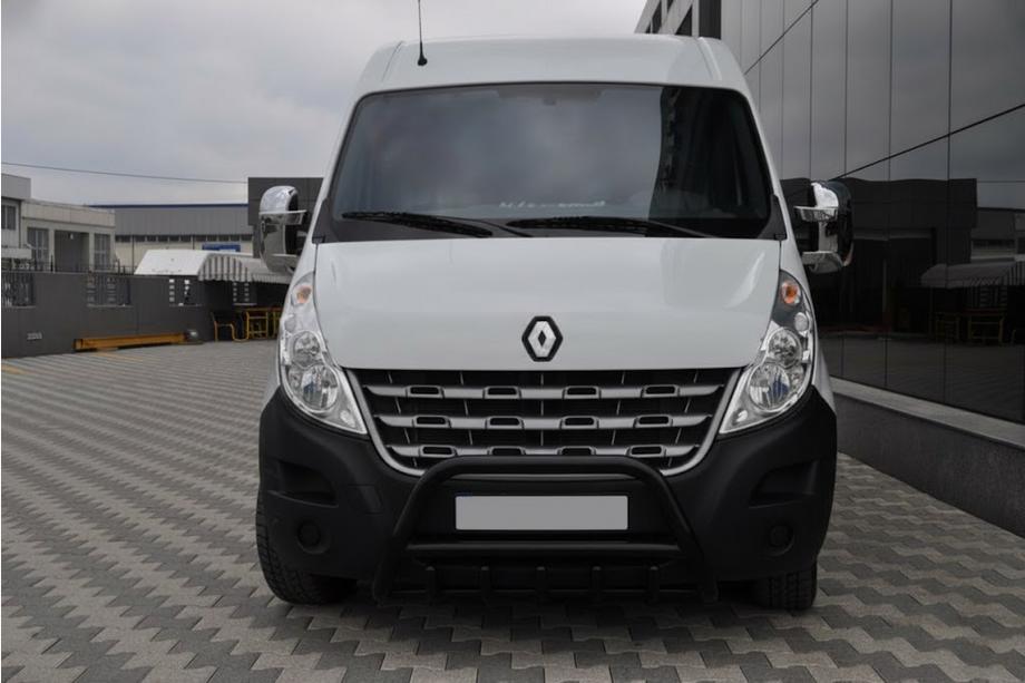 Renault Master 2011-2023 рр. Кенгурятник WT003 Black (нерж.) Image