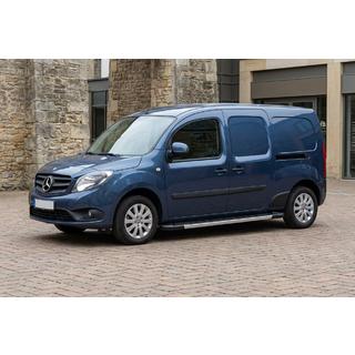 Бокові пороги RedLine V1 (2 шт., Алюміній) Mercedes Citan 2013-2021 рр. фото 1