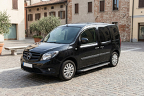 Mercedes Citan 2013-2021 рр. Бокові пороги Duru (2 шт., алюміній) фото 1
