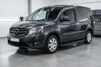 Mercedes Citan 2013-2021 рр. Бокові пороги Bosphorus Black (2 шт., Алюміній) фото 1