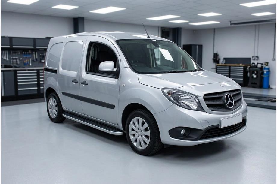 Mercedes Citan 2013-2021 рр. Бокові пороги Tayga (2 шт., Алюміній) Image