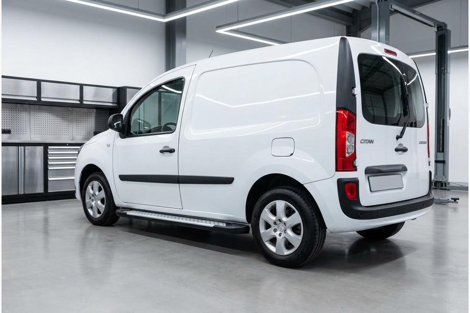 Mercedes Citan 2013-2021 рр. Бокові пороги Allmond (2 шт., Алюміній) Image