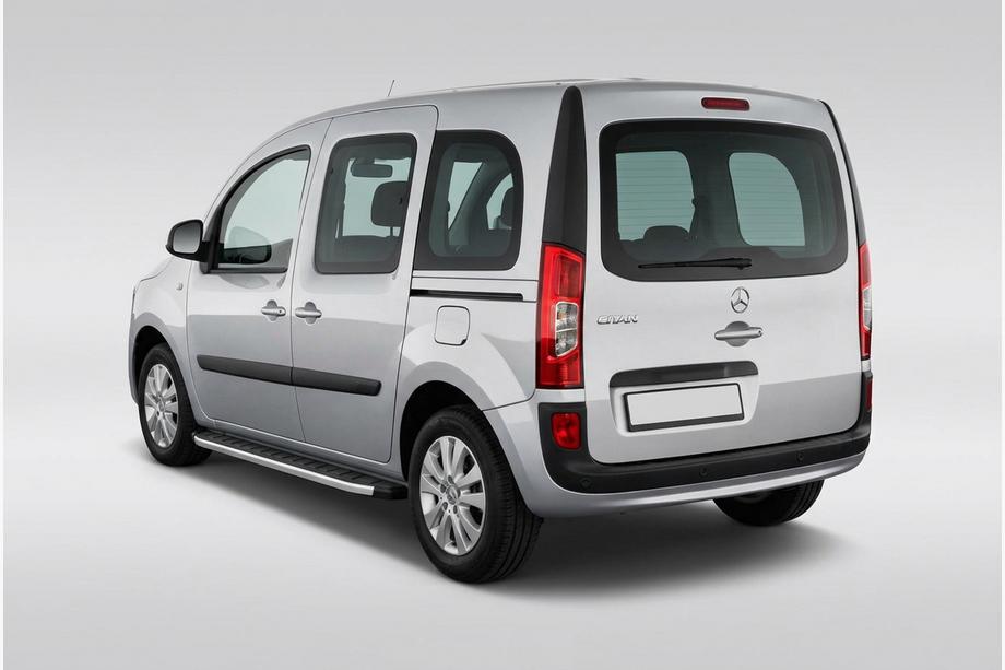 Mercedes Citan 2013-2021 рр. Бокові пороги Fullmond (2 шт., Алюміній) Image