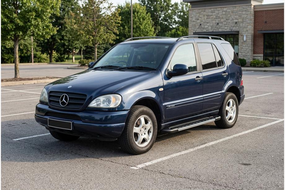 Mercedes ML W163 1997-2005 рр. Бокові пороги RedLine V1 (2 шт., Алюміній) Image