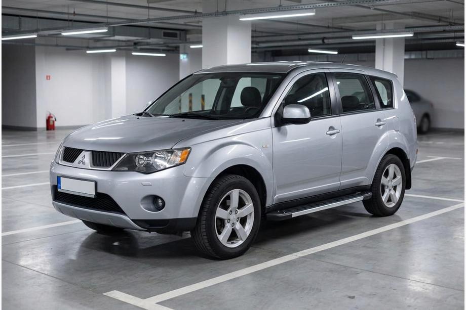Mitsubishi Outlander 2006-2012 рр. Бокові пороги RedLine V1 (2 шт., Алюміній) Фото 1