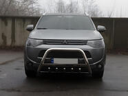 Mitsubishi Outlander 2012-2021 рр. Кенгурятник WT004 (нерж.) фото 3