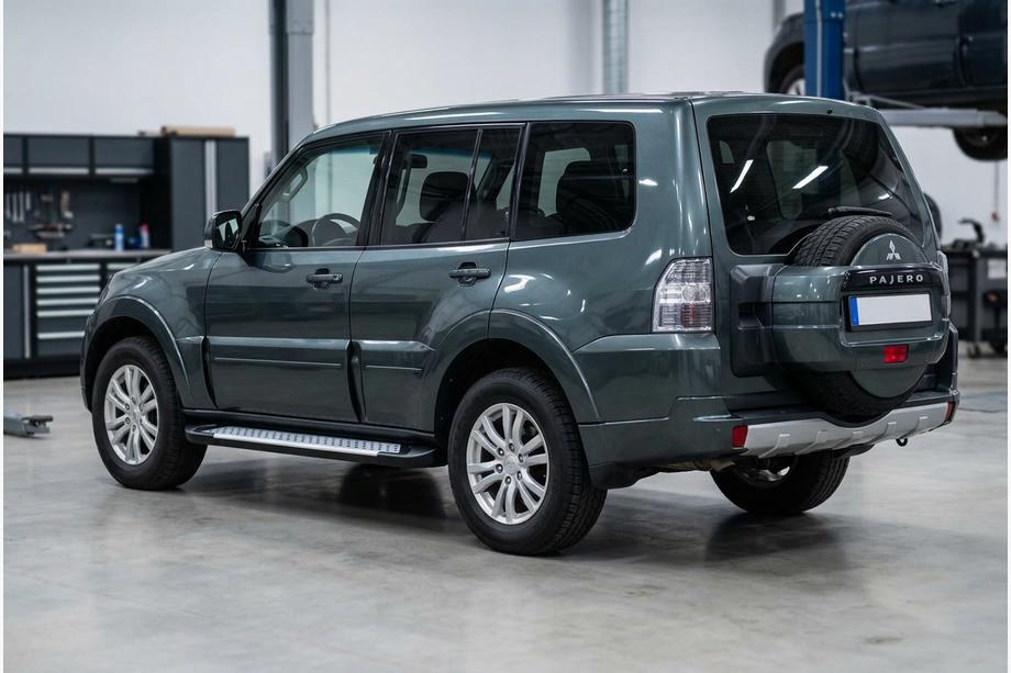 Mitsubishi Pajero Wagon IV 2006-2021 рр. Бокові пороги X5-тип (2 шт, алюм.) Фото 1
