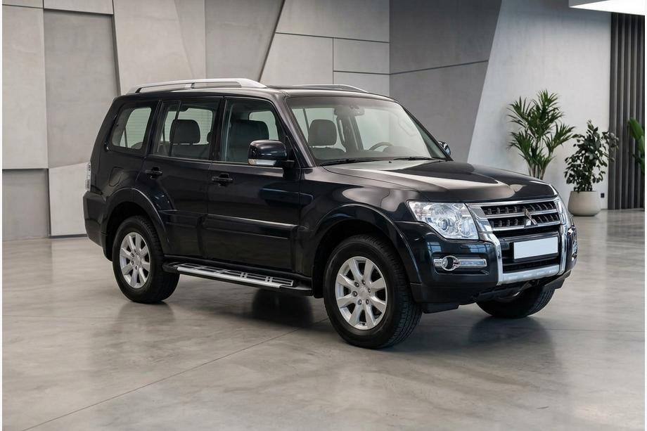 Mitsubishi Pajero Wagon IV 2006-2021 рр. Бокові пороги Sunrise (2 шт., Алюміній) Фото 1