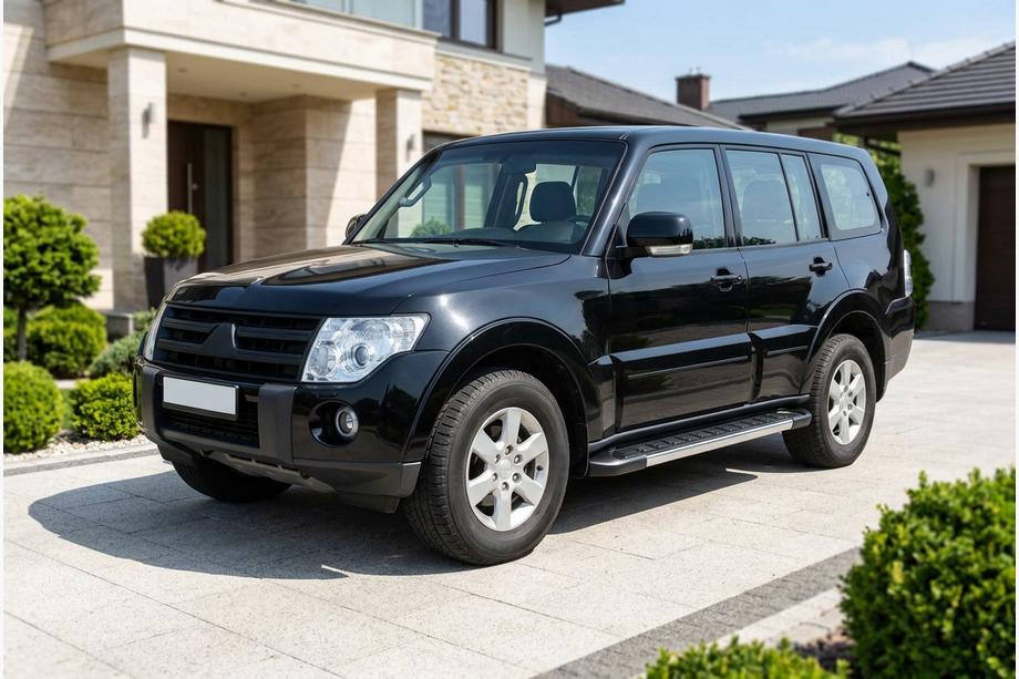 Mitsubishi Pajero Wagon IV 2006-2021 рр. Бокові пороги RedLine V1 (2 шт., Алюміній) Фото 1
