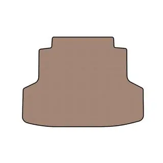 Гумовий килимок в багажник Carsuit (Бежевий)