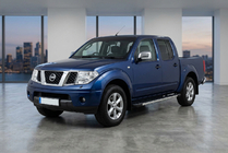 Nissan Navara 2006-2015 рр. Бокові пороги RedLine V1 (2 шт., Алюміній) фото 1