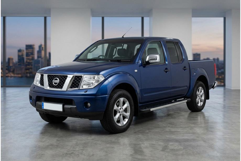 Nissan Navara 2006-2015 рр. Бокові пороги RedLine V1 (2 шт., Алюміній) Image