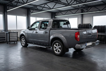 Nissan Navara 2006-2015 рр. Бокові пороги Duru (2 шт., Алюміній) фото 1