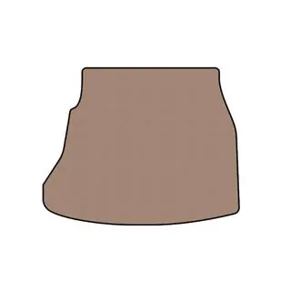 Гумовий килимок в багажник Carsuit (HB, бежевий)