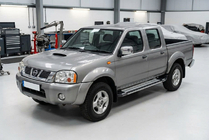 Nissan NP300 1999-2015 рр. Бокові пороги Rainbow (2 шт., Алюміній) фото 1