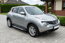 Nissan Juke 2010-2019 рр. Бокові пороги Sunrise (2 шт., Алюміній) фото 1