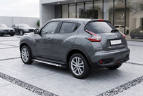 Nissan Juke 2010-2019 рр. Бокові пороги Line (2 шт., Алюміній) фото 1