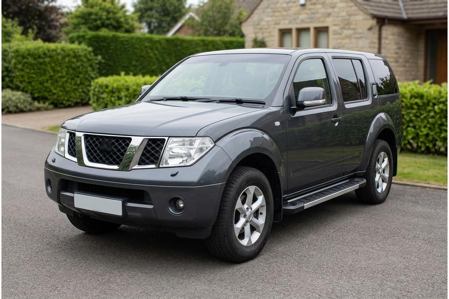 Nissan Pathfinder R51 2005-2014 рр. Бокові пороги RedLine V1 (2 шт., Алюміній) Image