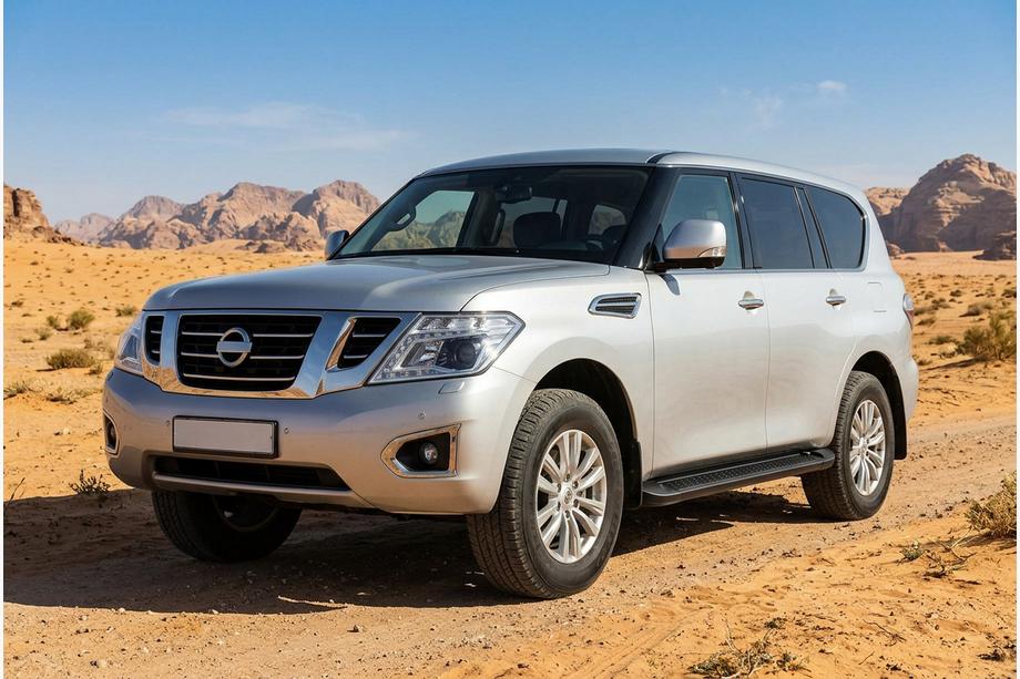 Nissan Patrol Y62 2010-2024 рр. Бокові пороги Allmond Black (2 шт., алюміній) Фото 2