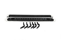 Nissan Patrol Y62 2010-2024 рр. Бокові пороги OEM (2 шт., алюміній) фото 2