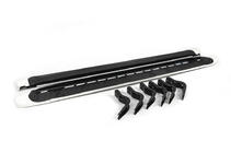 Nissan Patrol Y62 2010-2024 рр. Бокові пороги OEM (2 шт., алюміній) фото 1