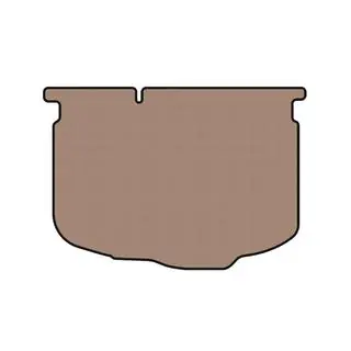 Гумовий килимок в багажник Carsuit (HB, бежевий)