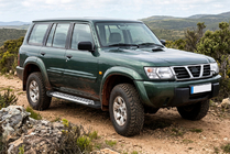 Nissan Patrol Y61 1997-2011 рр. Бокові пороги Line (2 шт., Алюміній) фото 1
