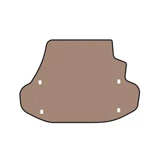 Гумовий килимок в багажник Carsuit (Бежевий) фото 1