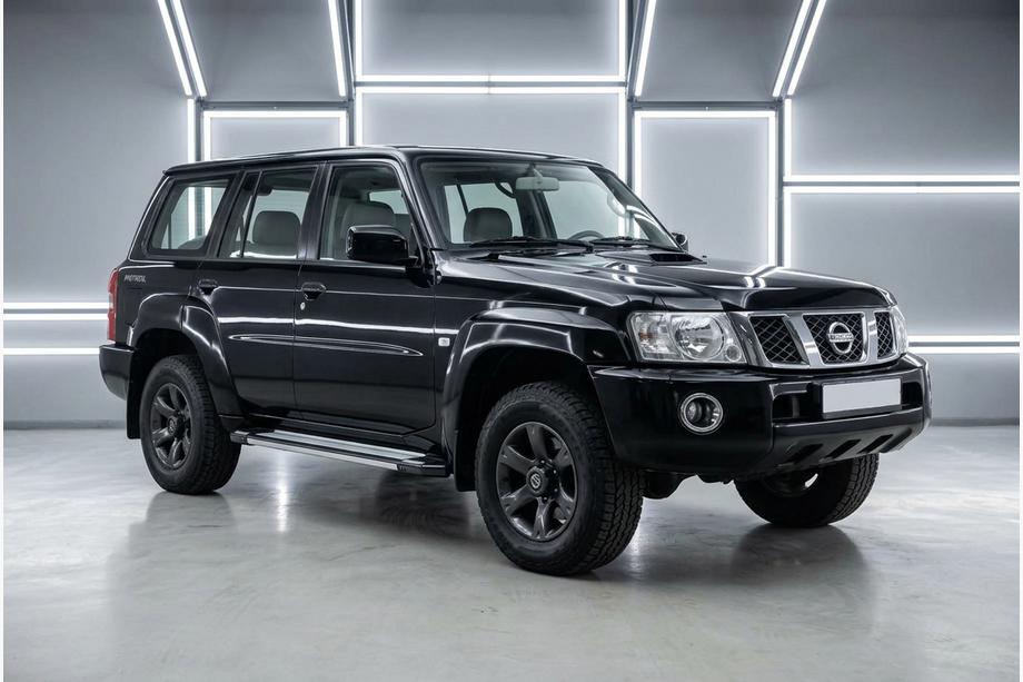 Nissan Patrol Y61 1997-2011 рр. Бокові пороги Rainbow (2 шт., Алюміній) Image