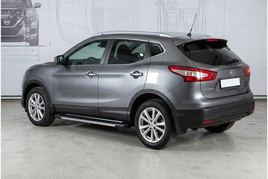 Nissan Qashqai 2014-2021 рр. Бокові пороги RedLine V1 (2 шт., Алюміній) Фото 1