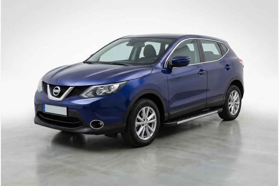 Nissan Qashqai 2014-2021 рр. Бокові пороги Duru (2 шт., Алюміній) Фото 1