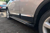 Nissan Qashqai 2014-2021 рр. Бокові пороги Rainbow (2 шт., Алюміній) фото 2