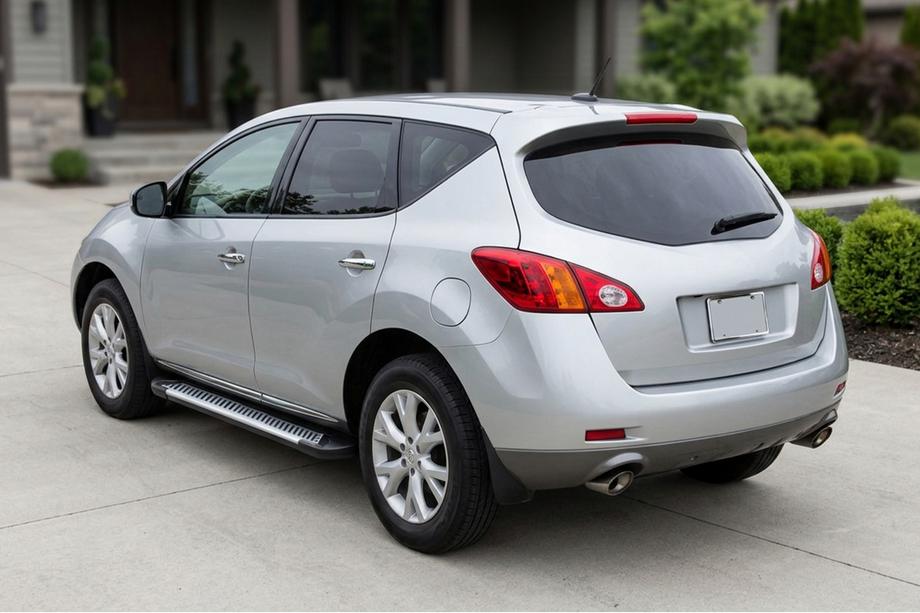 Nissan Murano 2008-2014 рр. Бокові пороги Line (2 шт., Алюміній) Image