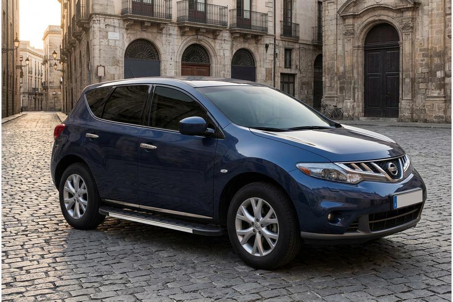 Nissan Murano 2008-2014 рр. Бокові пороги Duru (2 шт., Алюміній) Image