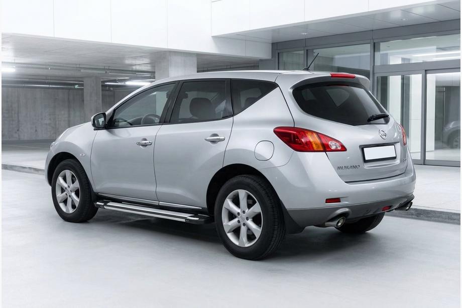 Nissan Murano 2008-2014 рр. Бокові пороги Rainbow (2 шт., Алюміній) Image
