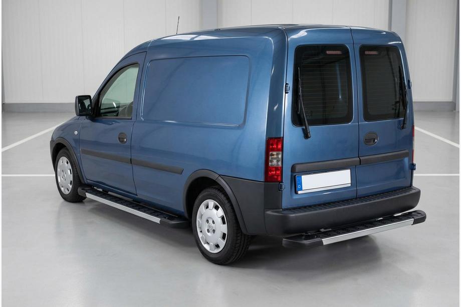 Opel Combo 2002-2012 рр. Бокові пороги RedLine V1 (2 шт., алюміній) Image