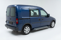 Opel Combo 2002-2012 рр. Бокові пороги Rainbow (2 шт., алюміній) фото 1