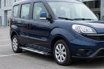 Opel Combo 2012-2018 рр. Бокові пороги Sunrise (2 шт., алюміній) фото 1