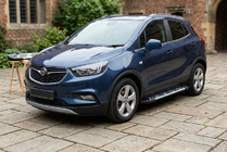 Opel Mokka 2012-2021 рр. Бокові пороги Sunrise (2 шт., алюміній) фото 1
