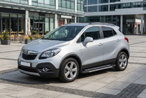 Opel Mokka 2012-2021 рр. Бокові пороги RedLine V1 (2 шт., алюміній) фото 1