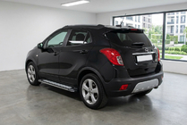 Opel Mokka 2012-2021 рр. Бокові пороги Rainbow (2 шт., алюміній) фото 1