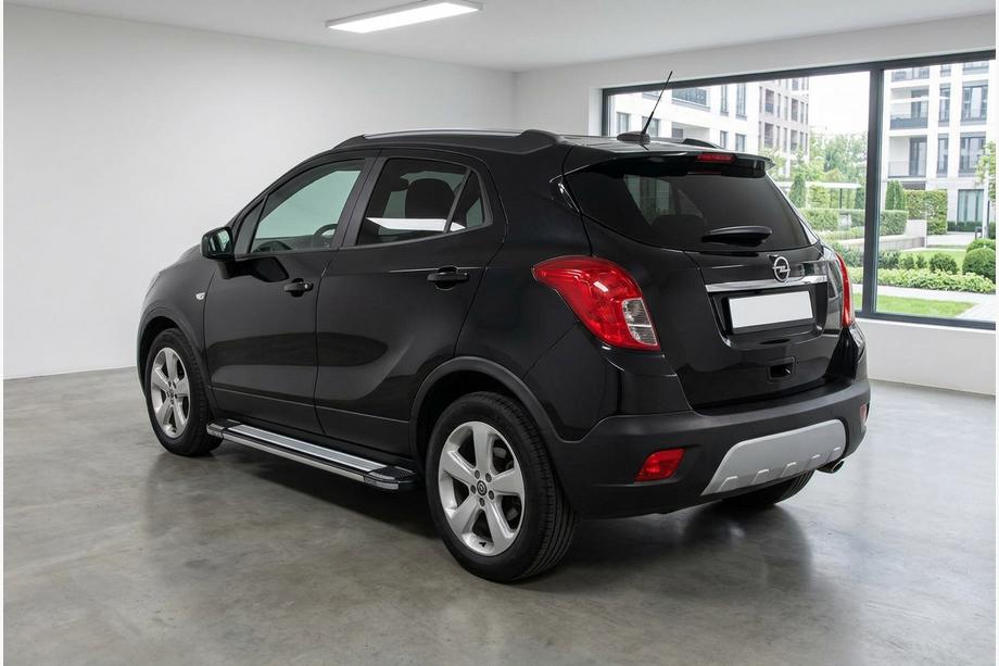 Opel Mokka 2012-2021 рр. Бокові пороги Rainbow (2 шт., алюміній) Image
