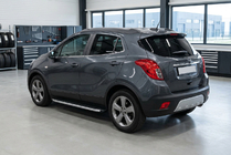 Opel Mokka 2012-2021 рр. Бокові пороги Fullmond (2 шт., алюміній) фото 1