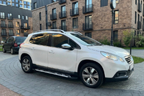 Peugeot 2008 2013-2019 рр. Бокові пороги Sunrise (2 шт., алюміній) фото 1