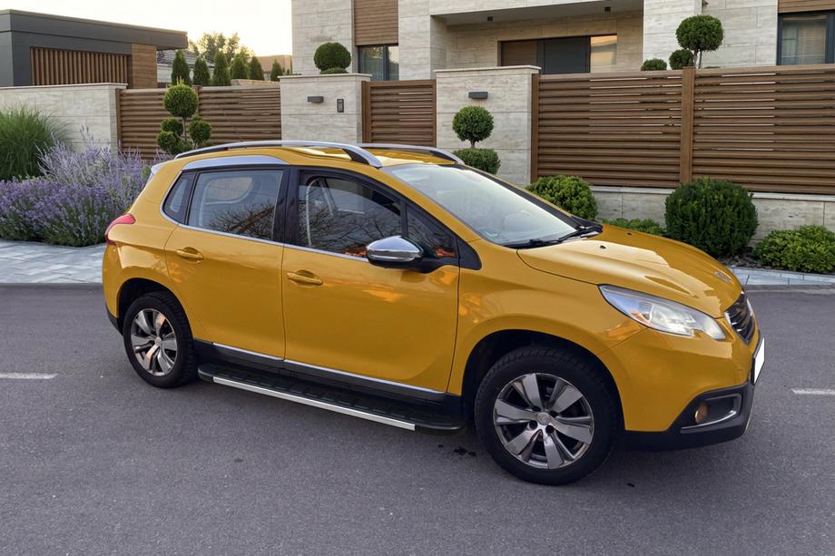 Peugeot 2008 2013-2019 рр. Бокові пороги Duru (2 шт., алюміній) Image