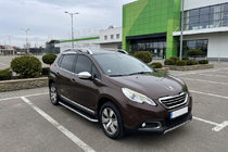 Peugeot 2008 2013-2019 рр. Бокові пороги Maydos V1 (2 шт., Алюміній ↗ нерж) фото 1