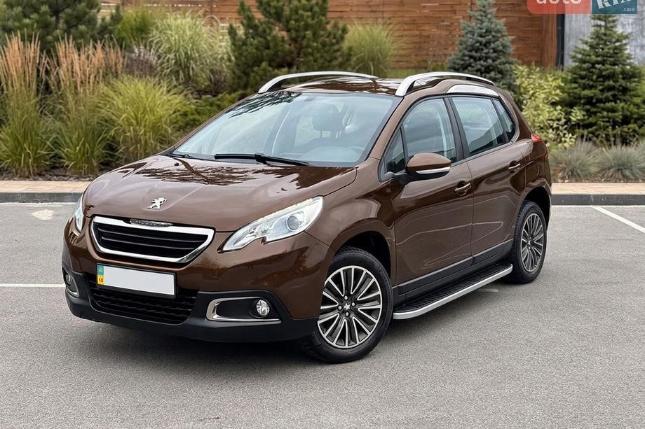 Peugeot 2008 2013-2019 рр. Бокові пороги Tayga Grey (2 шт., алюміній) Image